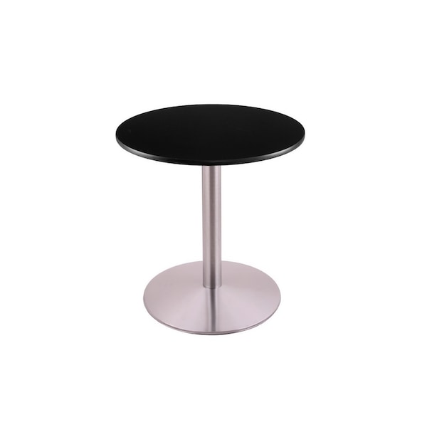 30" 214 Stainless Table, 24" dia. Top
